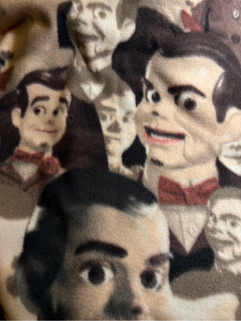 Slappy from Goosebumps Fleece Fabric 2 yards